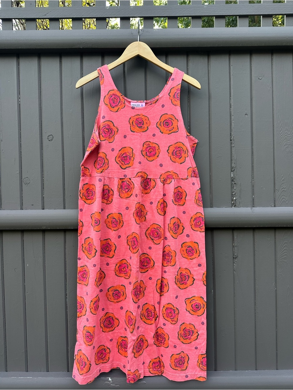 Fresh Produce Pink Floral Cotton Tank Dress